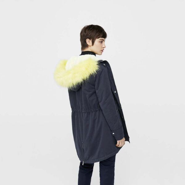 Furry Hooded Parka - Image 2