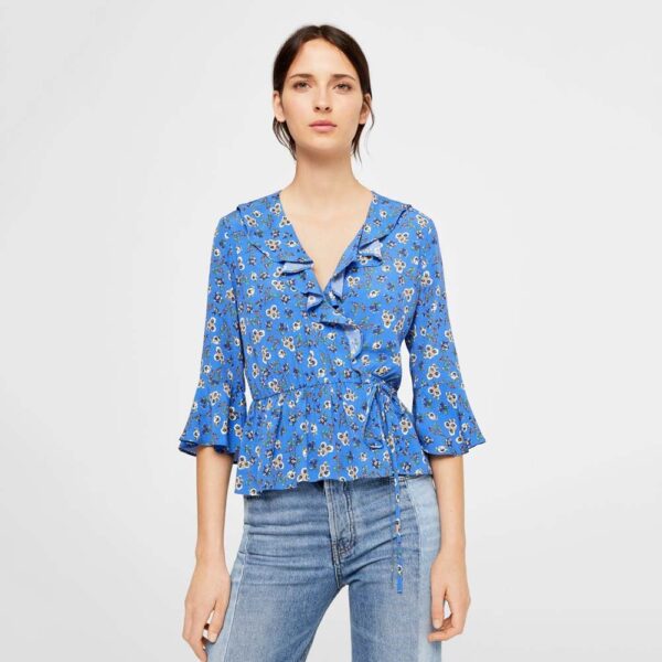 Ruffles Floral Blouse